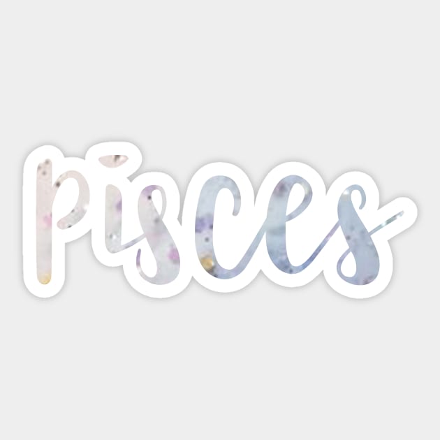 Pisces Sticker by christikdesigns